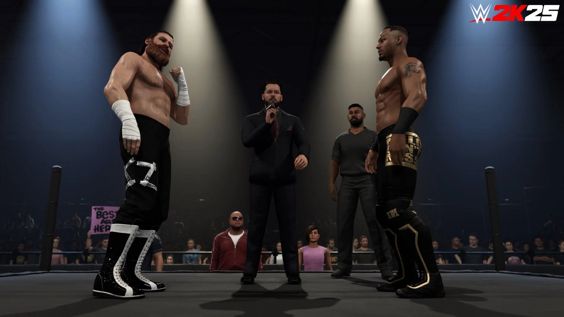 WWE 2K25: una scena di gioco