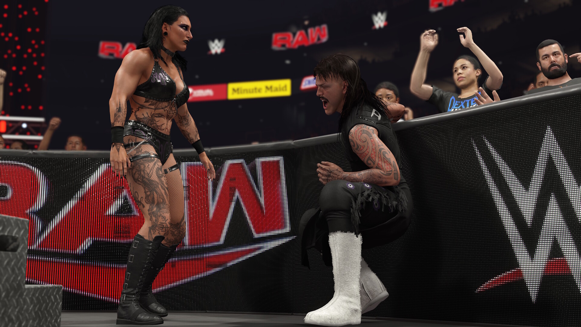 WWE 2K25: un match inter gender