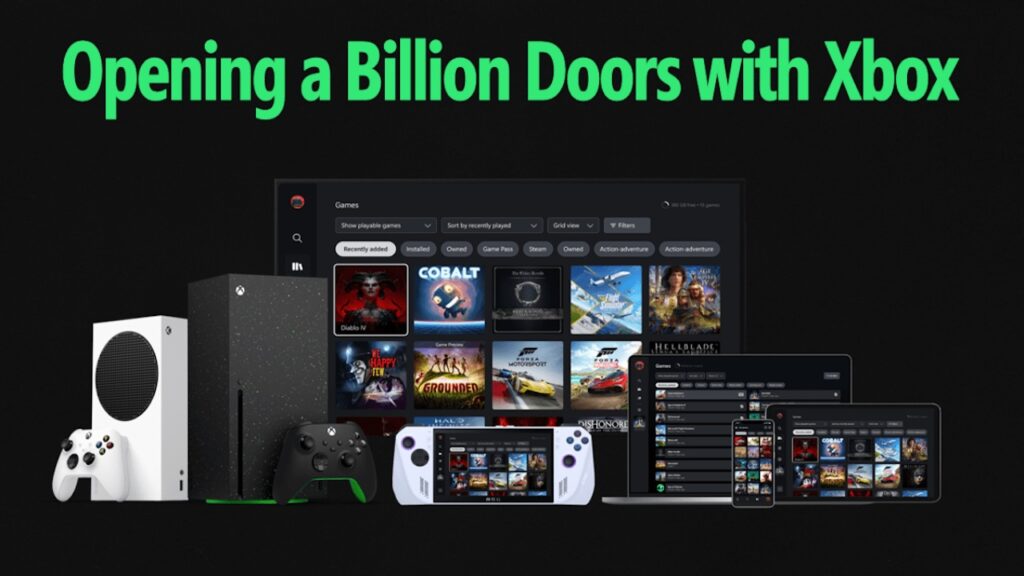 I prodotti Xbox con l'Interfaccia Utente con la tab di Steam