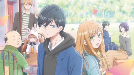 I protagonisti di My Love Story With Yamada Kun at Lv999
