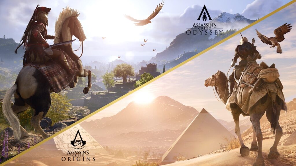 I protagonisti di Assassin's Creed Origins ed Odyssey