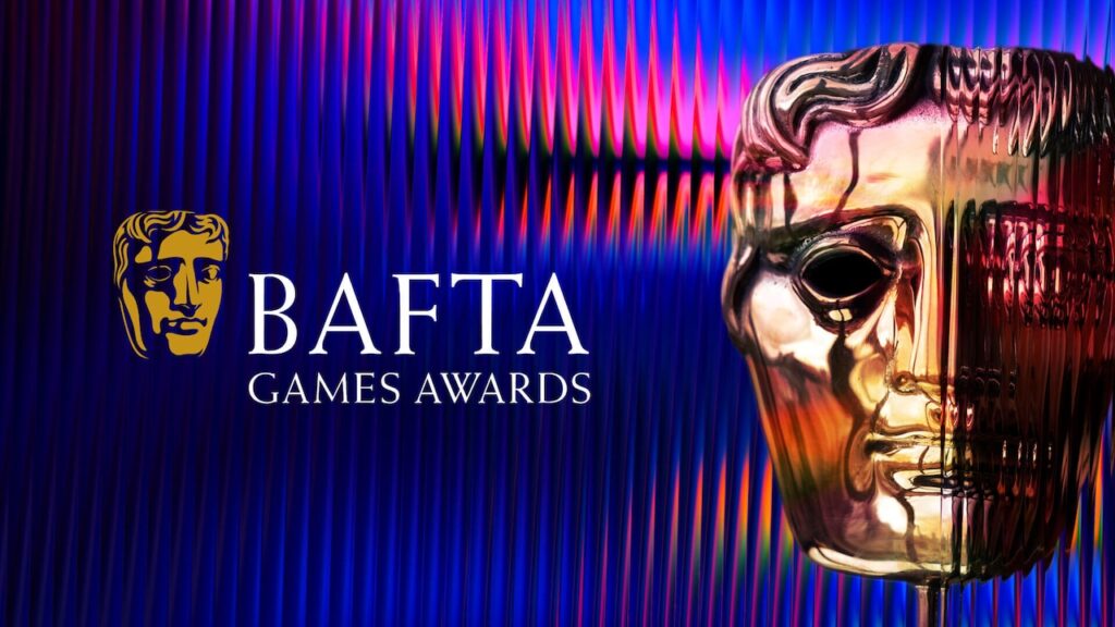 Una maschera dei BAFTA Games Awards 2025