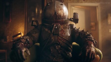 Il protagonista di Cronos: The New Dawn seduto su una sedia