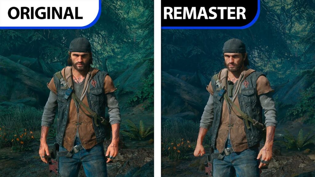 Deacon di Days Gone Remastered e Deacon di Days Gone originale