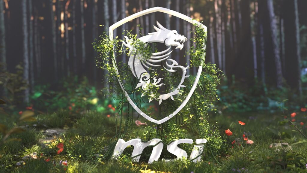 Il logo di MSI per l'Earth Day