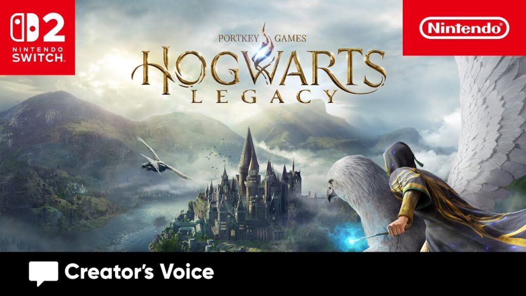 Il logo di Hogwarts Legacy su Nintendo Switch 2