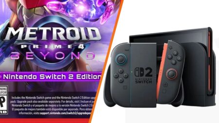 Un Nintendo Switch 2 con al fianco Metroid