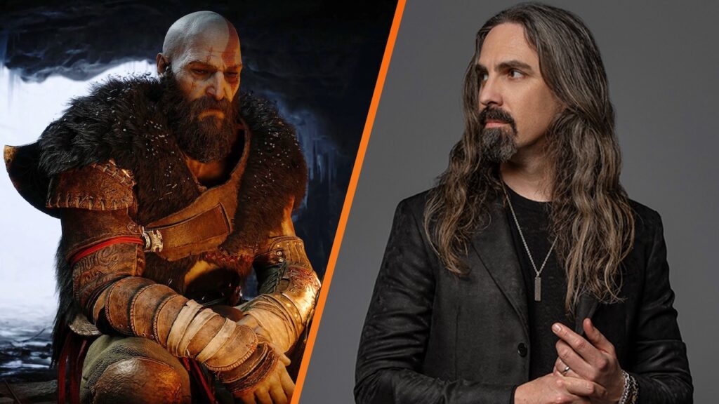 Il compositore di God of War con al fianco Kratos