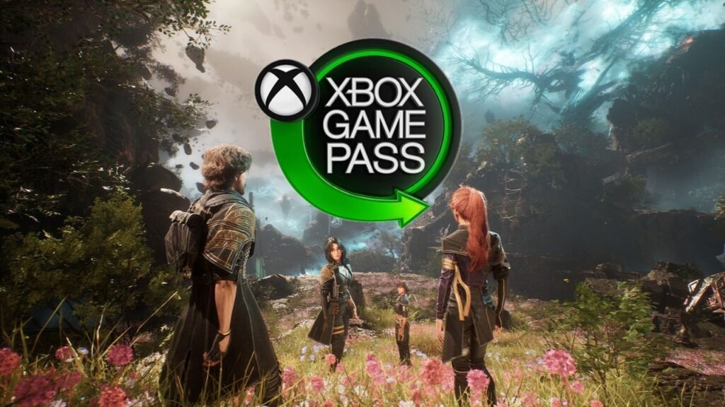 Il logo di Xbox Game Pass con i personaggi di Clair Obscur: Expedition 33