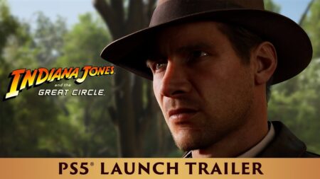 Indy di Indiana Jones e l'Antico Cerchio in primo piano