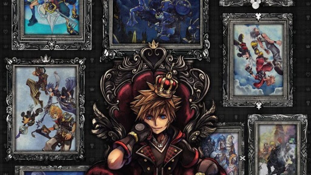 Sora di Kingdom Hearts seduto su una poltrona