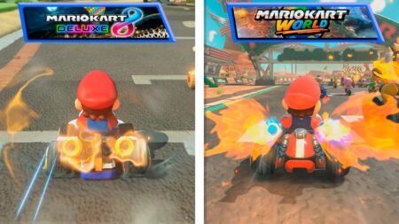 I Super Mario di Mario Kart 8 Deluxe e Mario Kart World