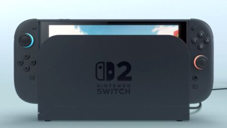 Un Nintendo Switch 2 nel Dock