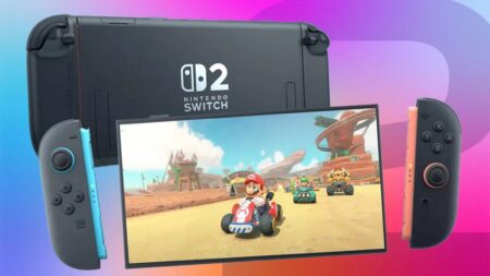 Un Nintendo Switch 2 con Mario Kart World