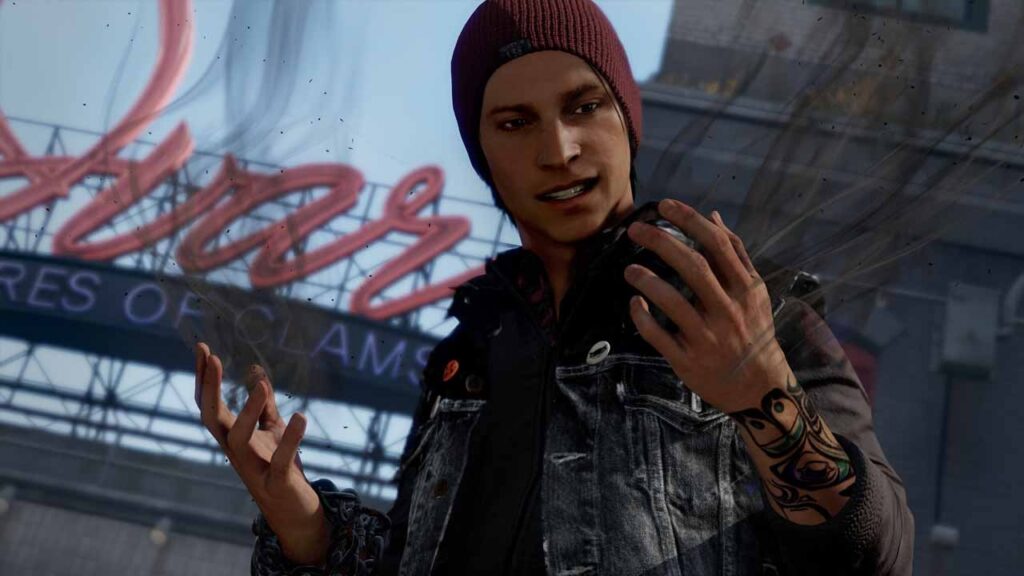 Il protagonista di Infamous: Second Son