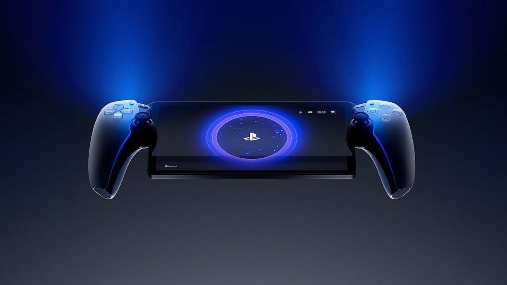 Una PlayStation Portal in primo piano