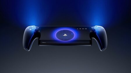 Una PlayStation Portal in primo piano