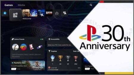 Il logo dei temi del 30 anniversario di PlayStation