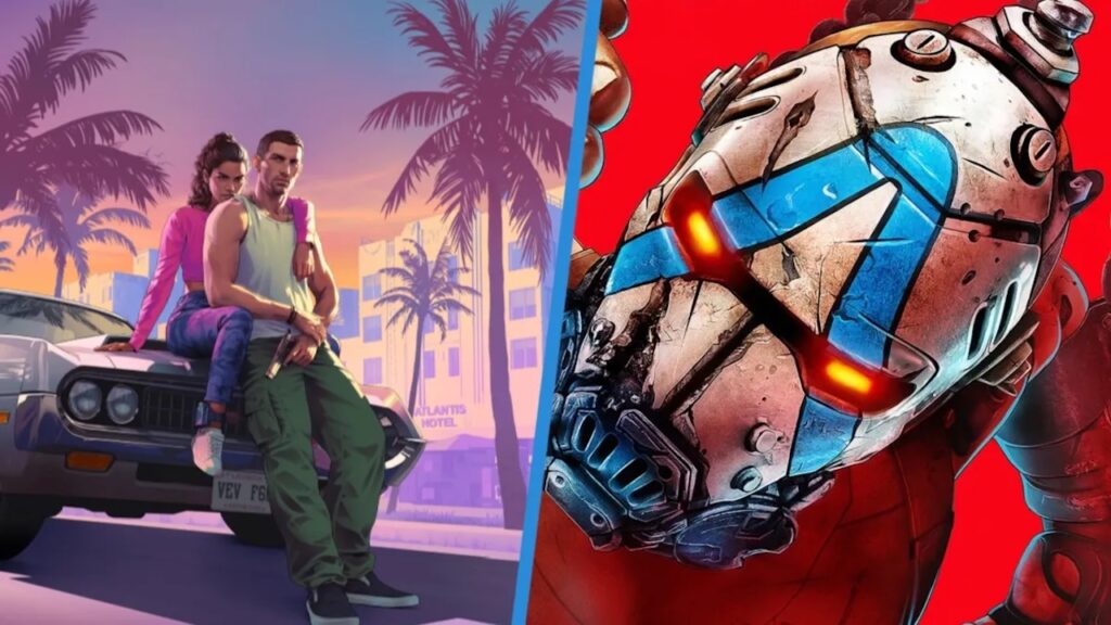 Lucia e Jason di GTA 6 con al fianco un personaggio di Borderlands 4