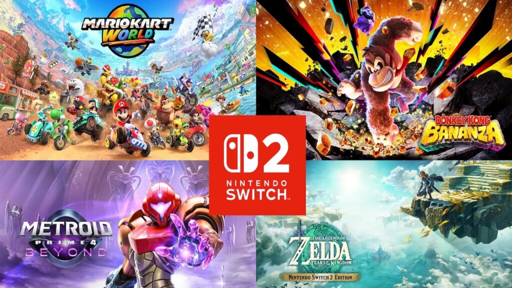 Alcuni giochi di Nintendo Switch 2