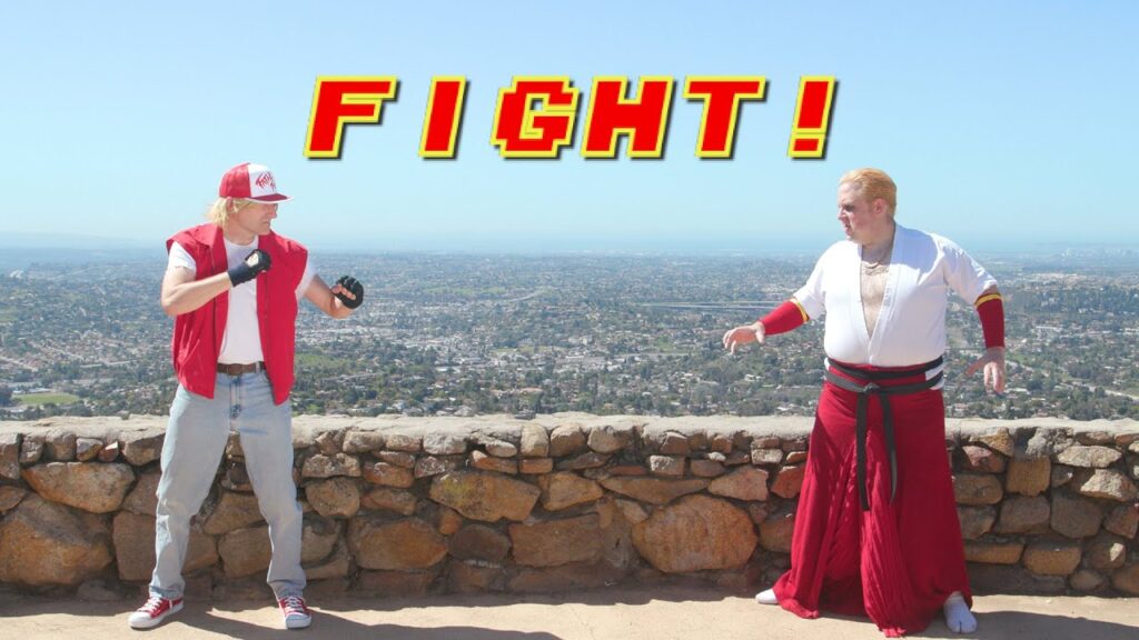 Due personaggi di Fatal Fury nella vita reale