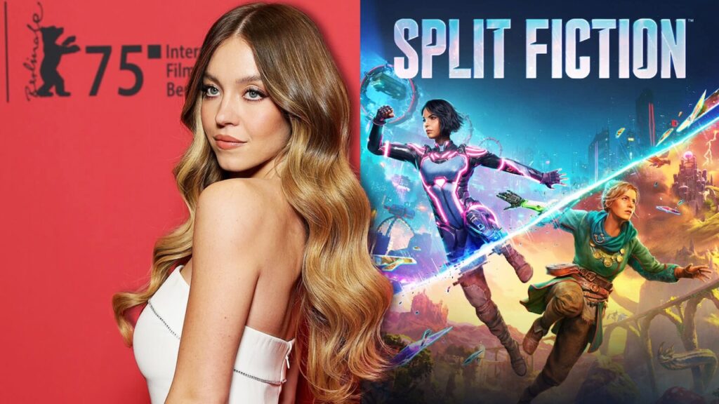 Sydney Sweeney con i protagonista di Split Fiction