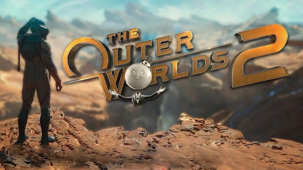 Il protagonista di he Outer Worlds 2 su una collina