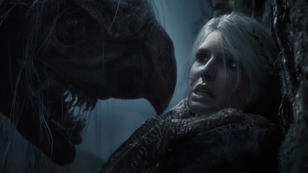 Ciri di The Witcher 4 con al fianco un mostro