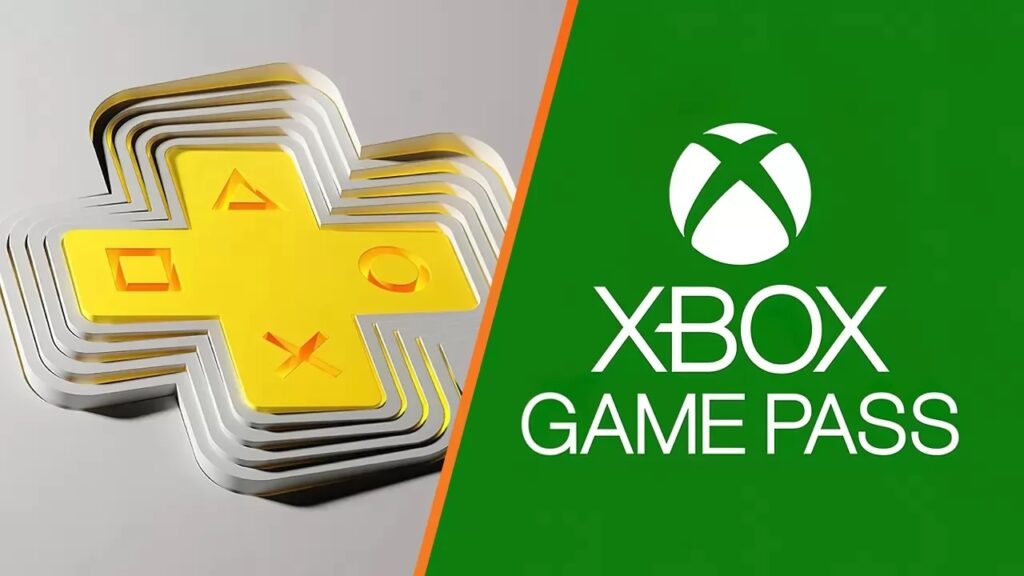 Il logo del PlayStation Plus e di Xbox Game Pass