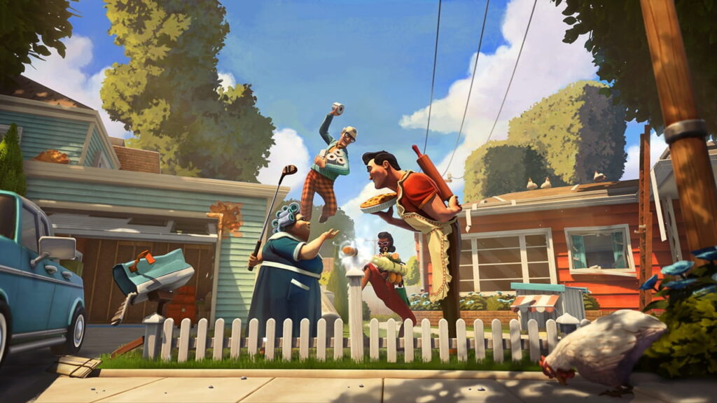 Immagine principale di Neighbors: Suburban Warfare, con vicini che si scontrano tra loro