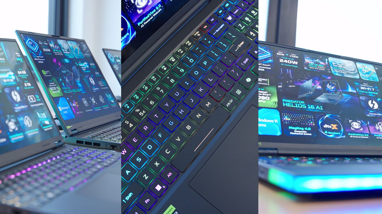 Acer Helios AI, prodotto flagship per Predator, bilancia eleganza e potenza