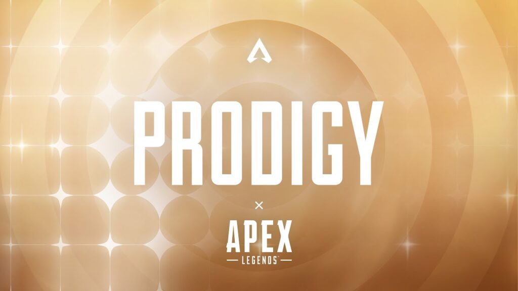 Il logo di Ape Legends: Prodigy su uno sfondo dorato