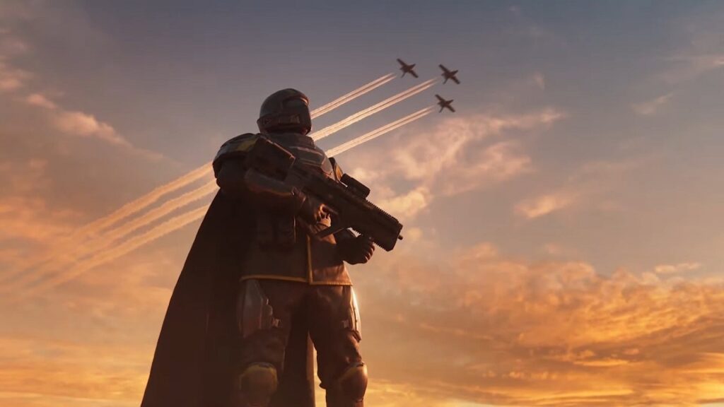 Il protagonista di Helldivers 2