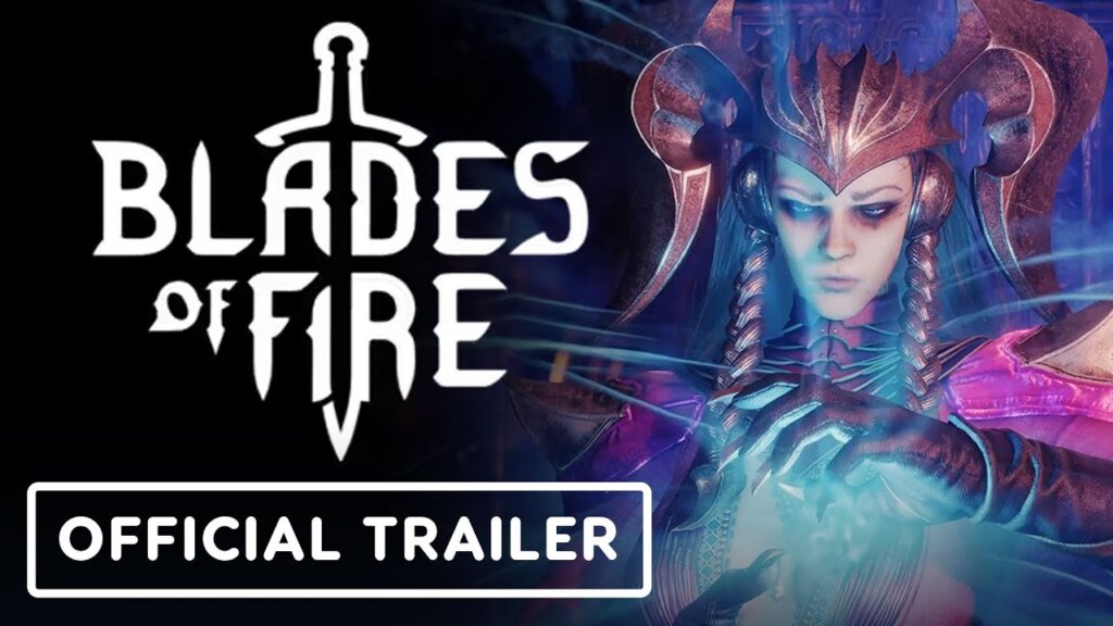 Il logo del trailer di lancio di Blades of Fire