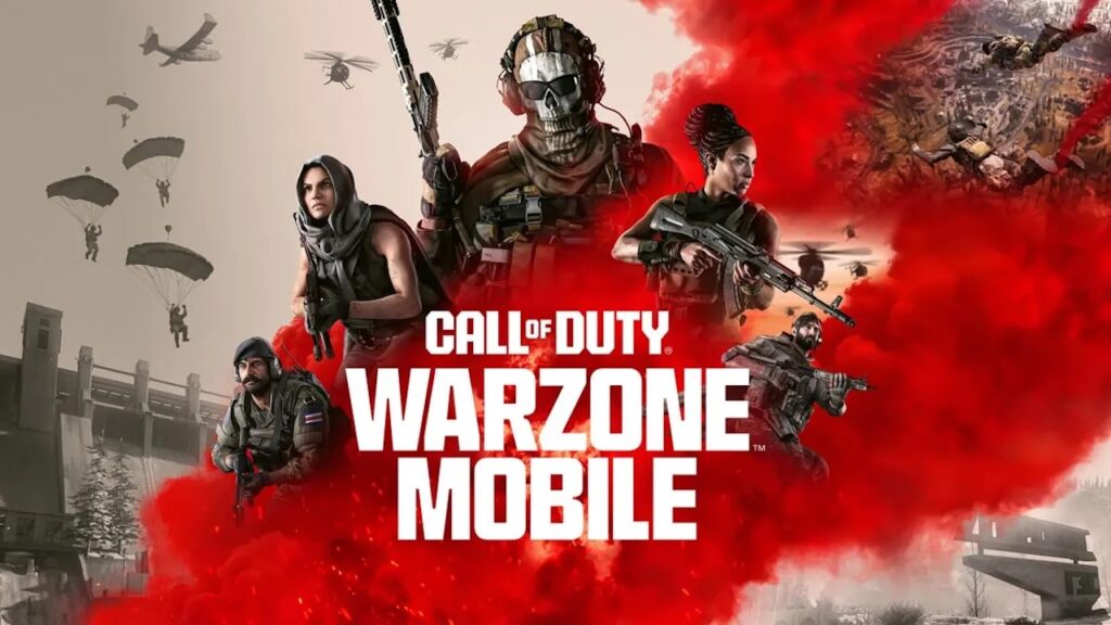 Il logo ed i soldati di Call of Duty: Warzone Mobile