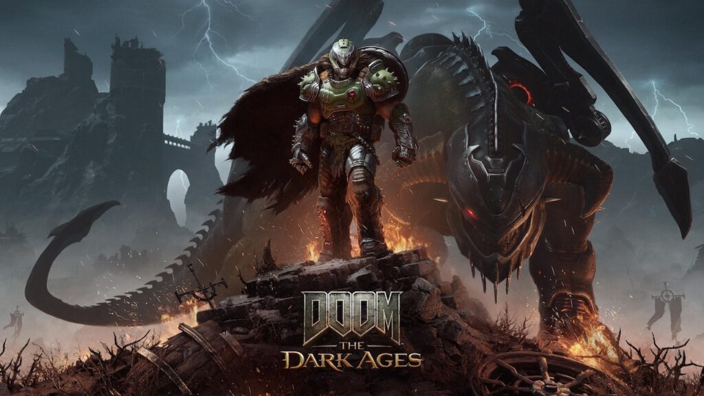 Il DOOM Slayer di DOOM: The Dark Ages in compagnia di una creatura meccanica