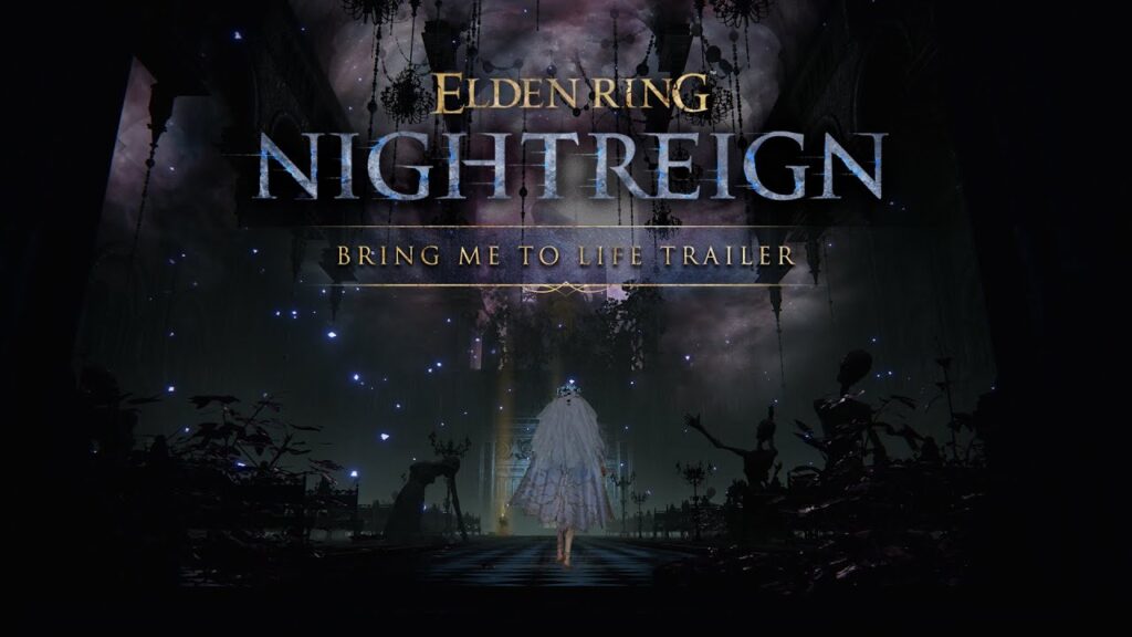 Il logo del nuovo trailer di Elden Ring Nightreign con Bring me to Life degli Evanescence