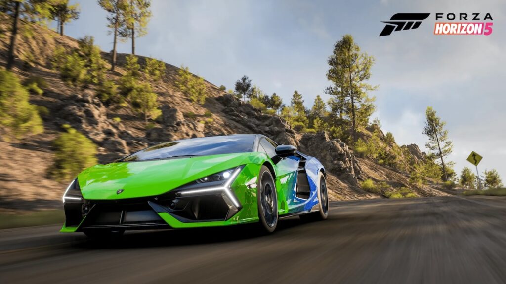 Una Lamborghini di Forza Horizon 5 dedicata ad Xbox e PlayStation
