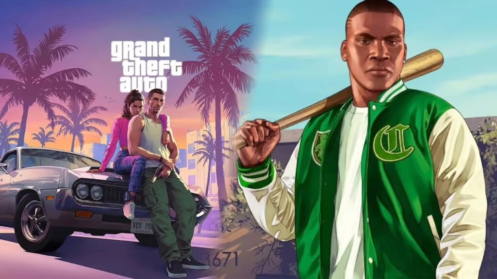 Lucia e Jason di GTA 6 con a fianco Micheal di GTA 5