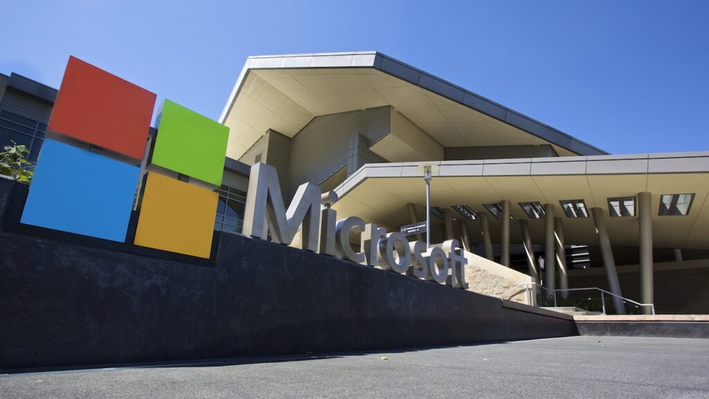 Il logo di Microsoft