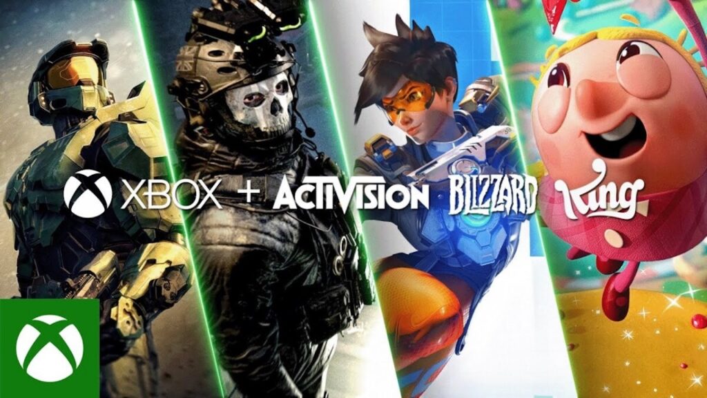 I loghi di Xbox ed Activision Blizzard King