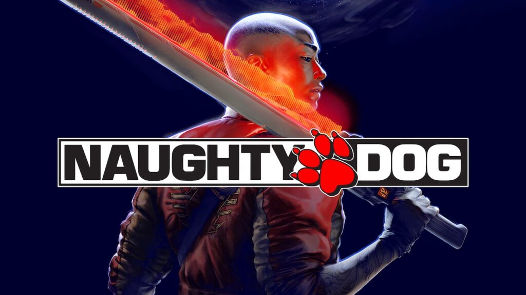Jordan di Intergalactic: The Heretic Prophet con il logo di Naughty Dog
