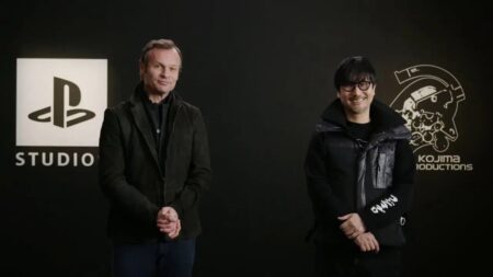 Hermen Hulst con al fianco Hideo Kojima
