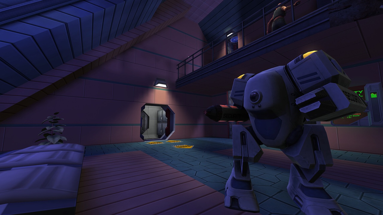 Robot nel centro commerciale di System Shock 2