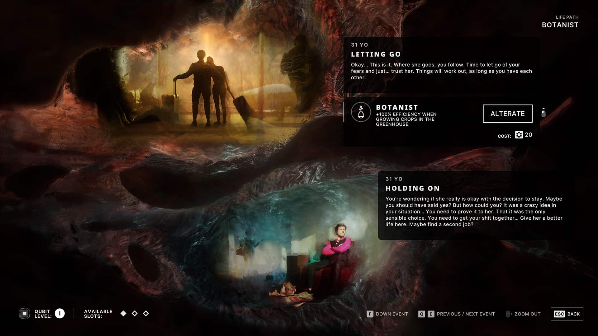 Visuale di varie vite di Jan Dolski, protagonista di The Alters