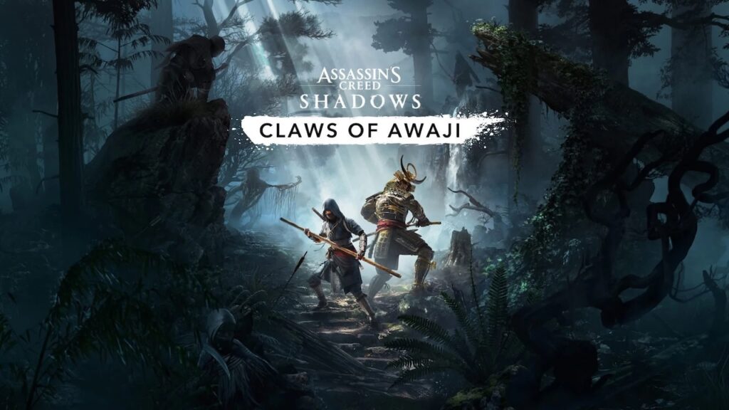 Naoe e Yasuke di Assassin's Creed Shadows: Claws of Awaji