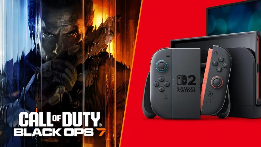 Il protagonista di Call of Duty: Black Ops 7 con al fianco un Nintendo Switch 2