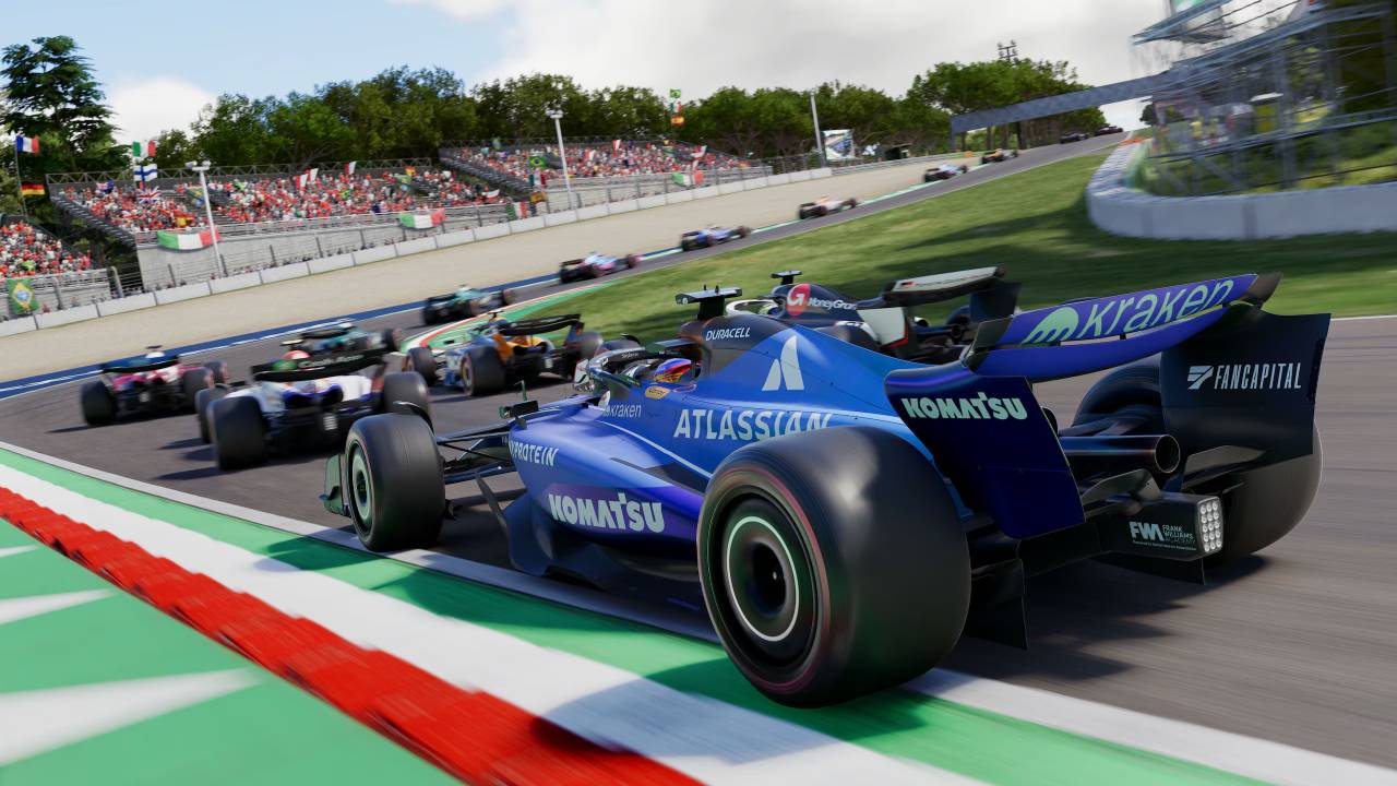monoposto da Formula 1 sul tracciato di Imola