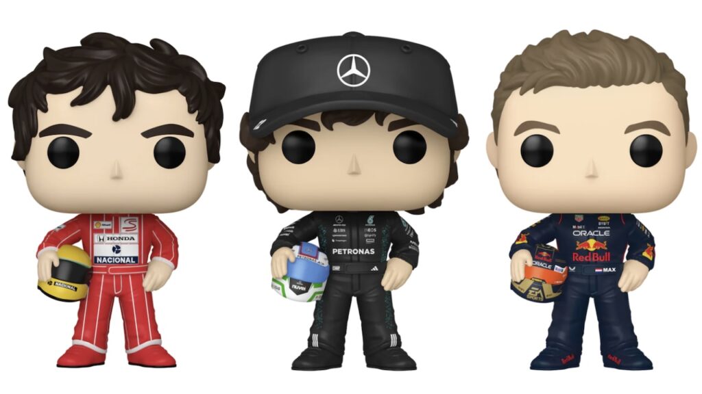 I tre Funko Pop di F1