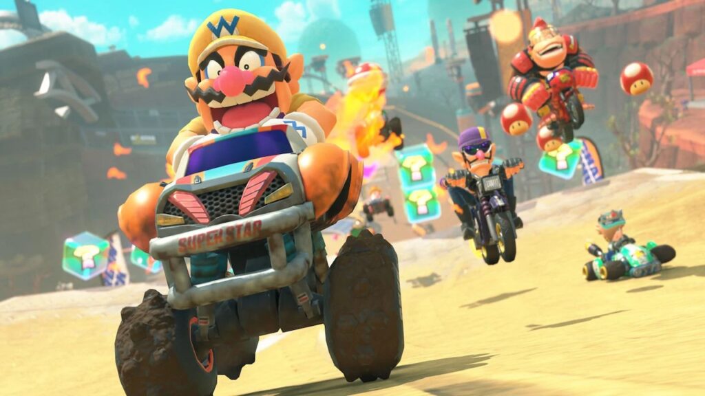 Wario di Mario Kart World
